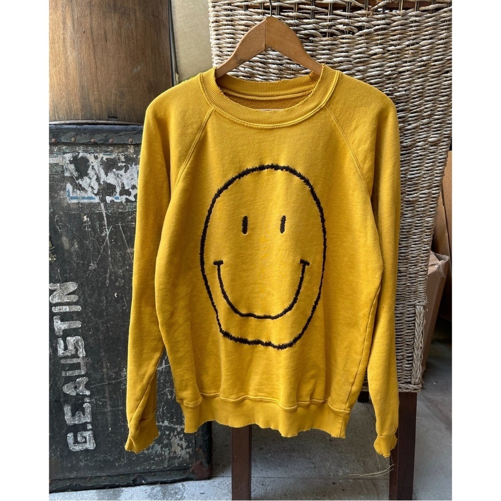 I Stole My BF’s Shirt Smiley Sweatshirt Medium